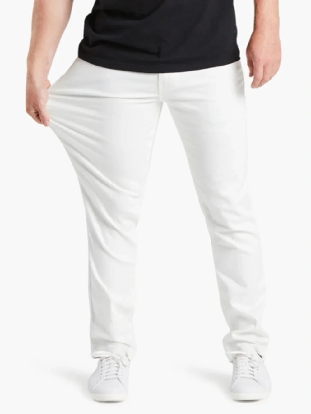Mugsy South Shores 4- Way Stretch White Jeans 32x30